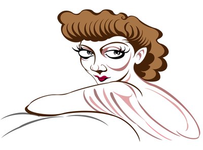 Claudette Colbert da Neale Osborne